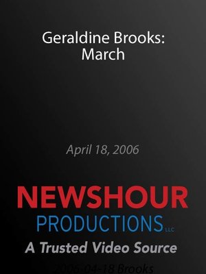 cover image of Geraldine Brooks: March